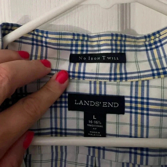 Men’s Lands End Button Down Shirt - Picture 2 of 5